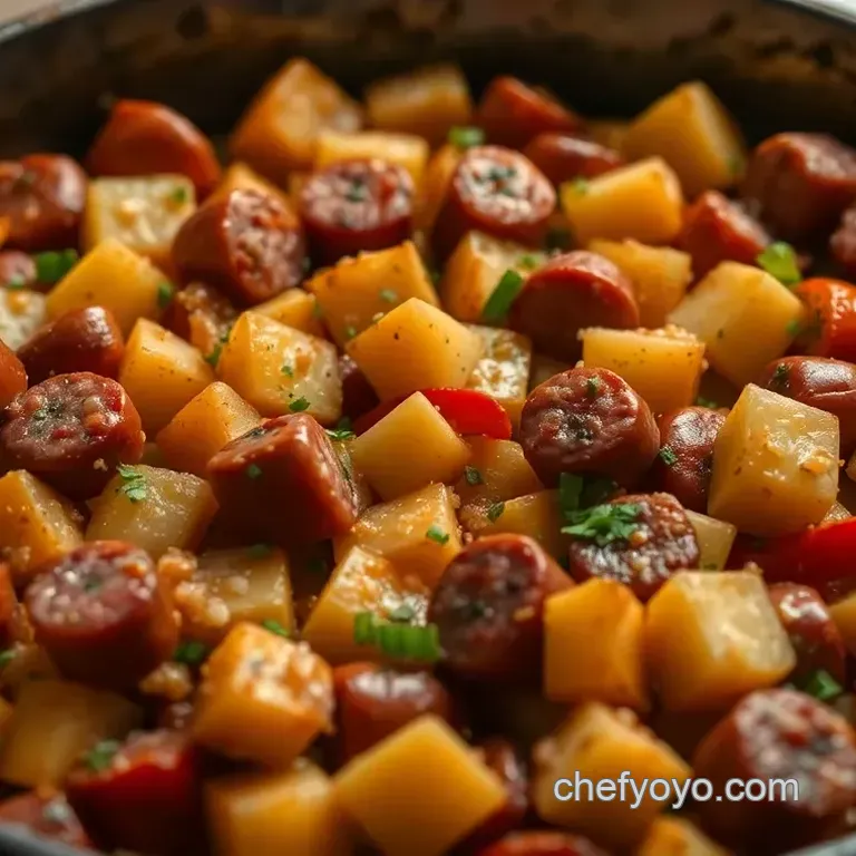 Rustic Sausage and Potato Bake: A Comforting One-Pan Wonder