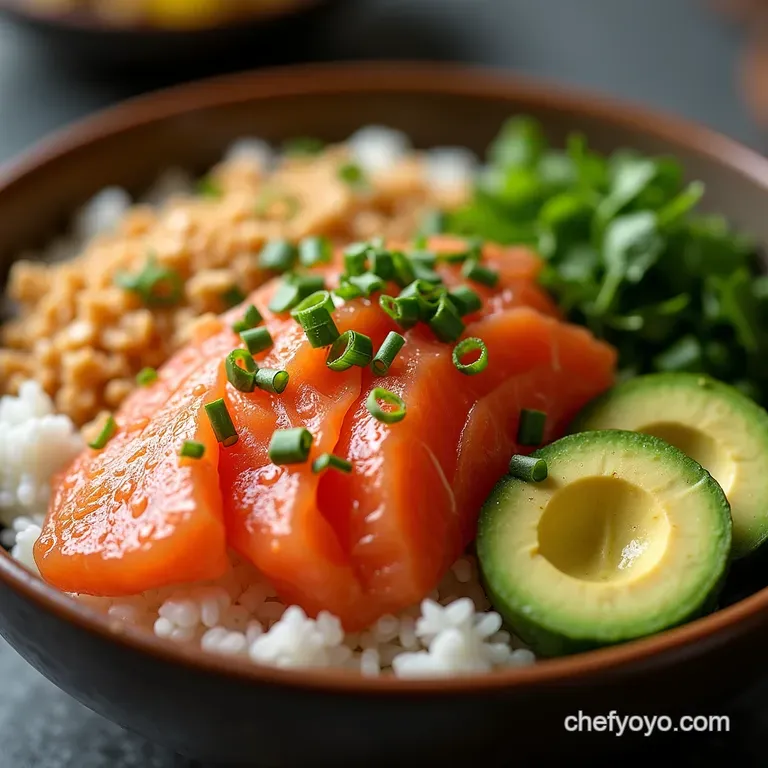Easy Salmon Avocado Sushi Rice Bowls Recipe No Rolling