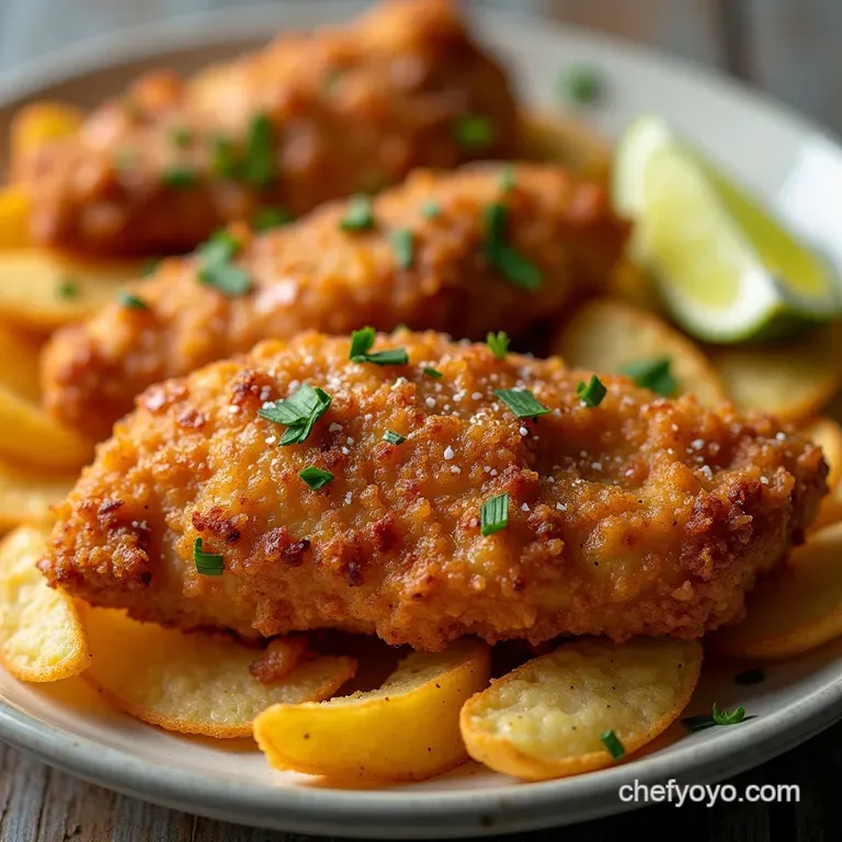 Air Fryer Salt Pepper Chicken Fakeaway Chips