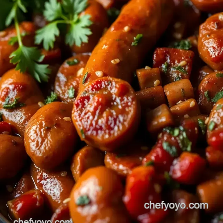 Sausage and Peppers: a Classic Street Food Feast presentation