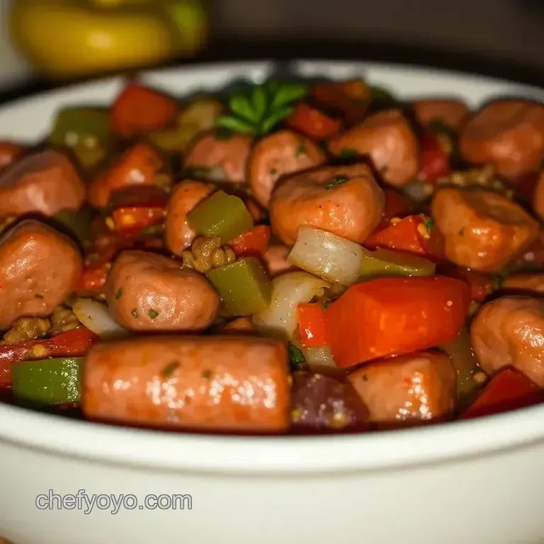 Sausage Pepper and Onion Skillet