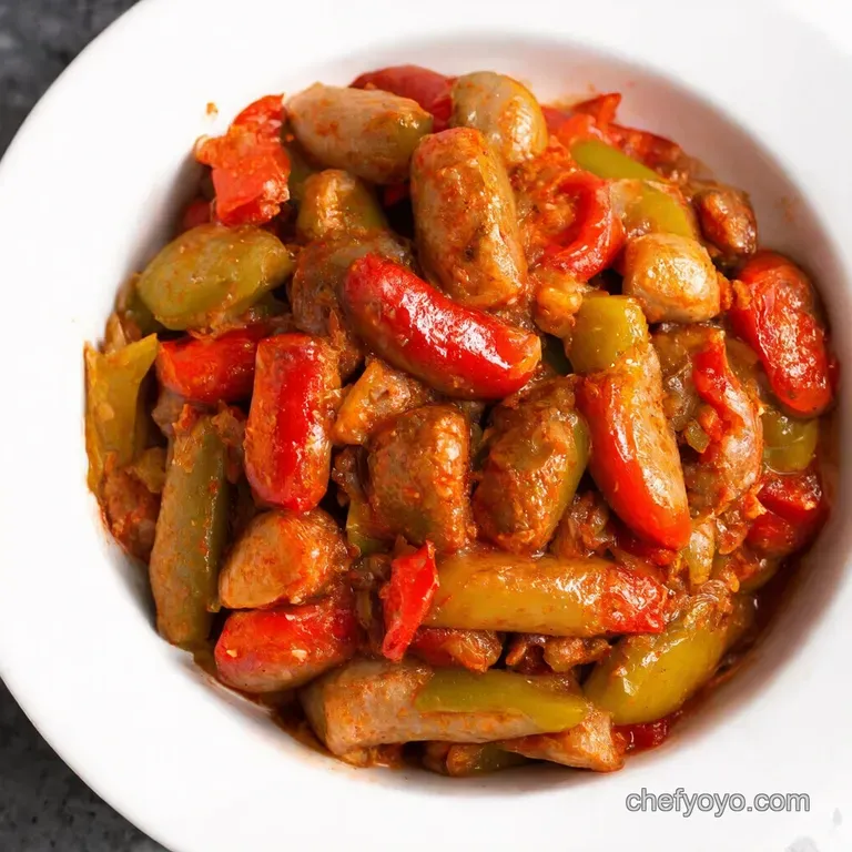 Sausage Peppers and Onions An ItalianAmerican Feast