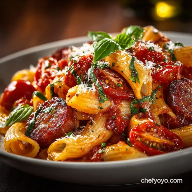 Sausage Tomato Rhapsody A Simple Pasta Masterpiece
