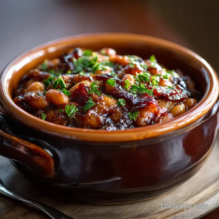The Proper Pub Grub Baked Beans Quick Savory presentation