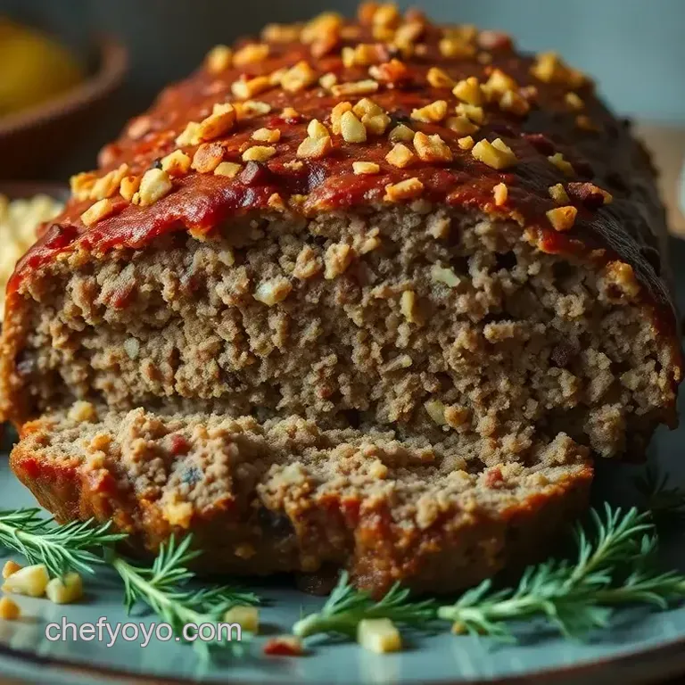 Savory Meatloaf with Herb Stuffing: A Classic Comfort Dish