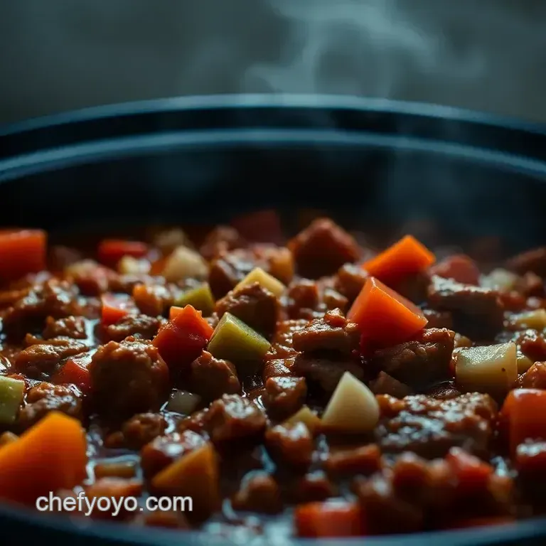 Savory Slow-Cooked Beef Chili