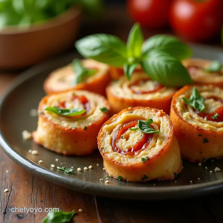 Savoury Italian Pinwheels a Taste of Tuscany on a Tray presentation