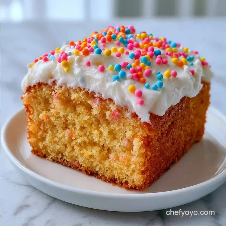 Scratch Made Dot Cake: Buttery Vanilla