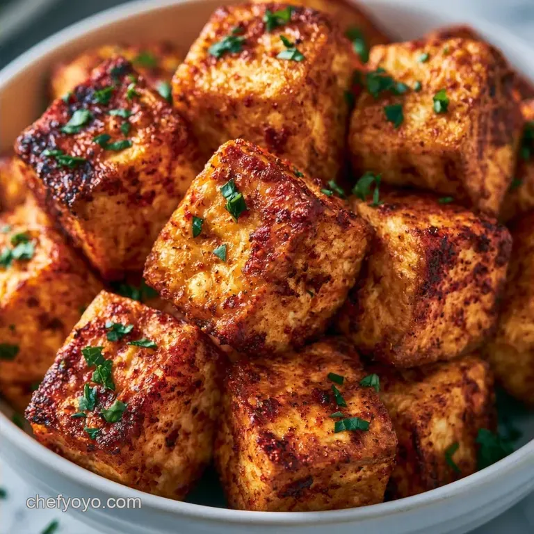 Ultra-Crispy Seasoned Baked Tofu Cubes