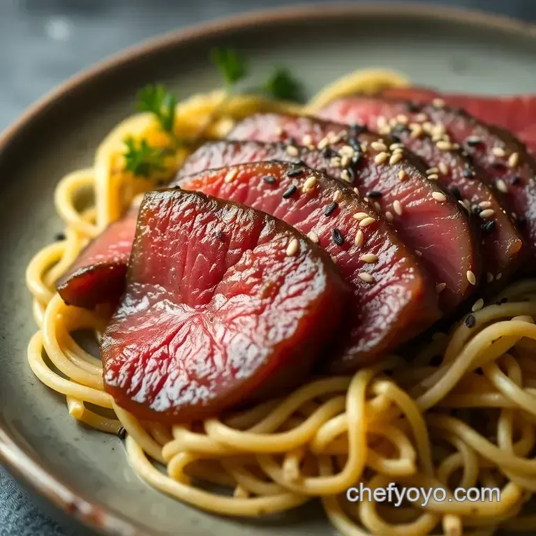 Sesame-Crusted Ahi Tuna with Wasabi Aioli presentation