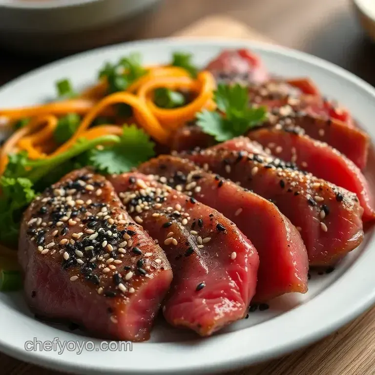 Sesame-Crusted Ahi Tuna with Wasabi Aioli