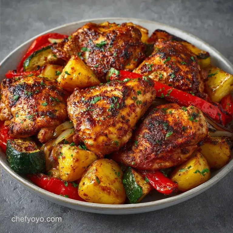 Sheet Pan Chicken Thighs: Crispy and Roasted