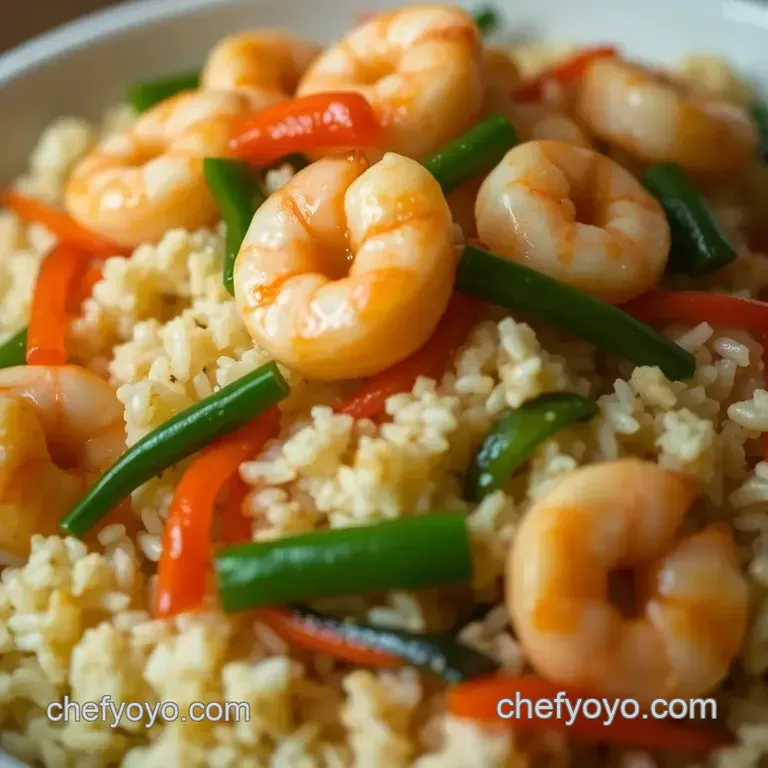 Shrimp Stir Fry with Rice: A Quick and Zesty Delight presentation