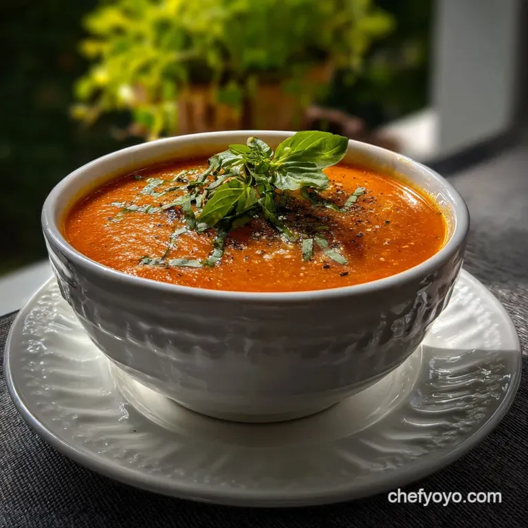 Tomato Bisque Recipe: Restaurant-Grade Velvety Smooth Soup