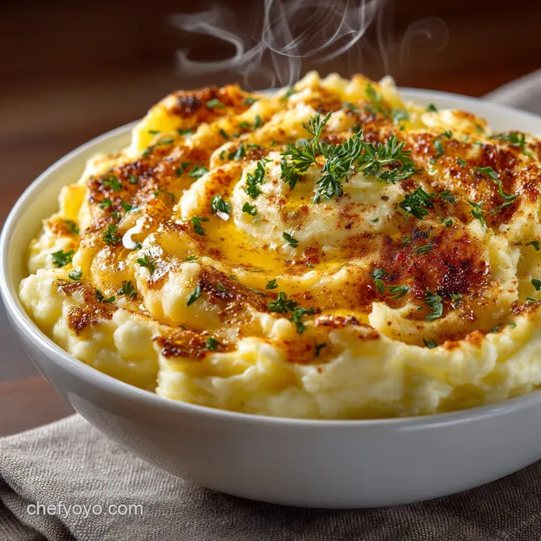 The Ultimate Silky Smooth Creamy Mashed Potatoes a Chefs Classic presentation