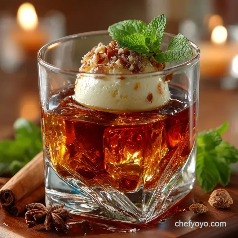 The Venetian Secret Chefs Homemade Amaretto Liqueur presentation