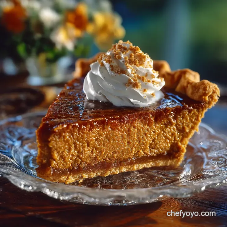 The Queen of Autumn Chefs Silky Sweet Potato Pie A Family Favourite presentation