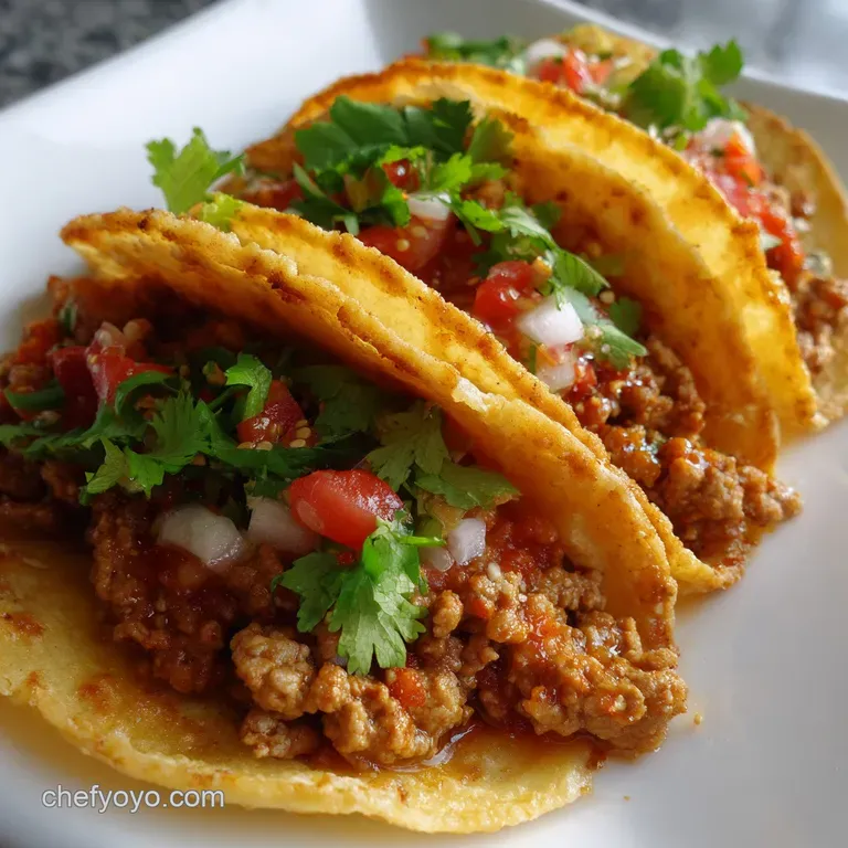 Taco Meat: the Ultimate Simmered Ground Beef presentation