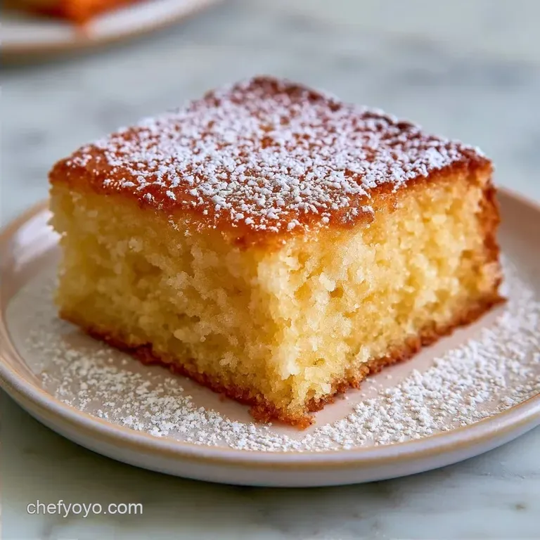 Buttery Simple Homemade Dot Cake