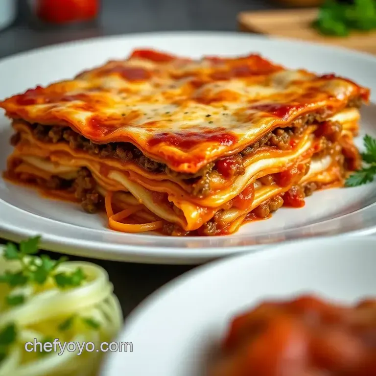 Simply Classic Lasagna: The Heart of Italian Comfort Food presentation