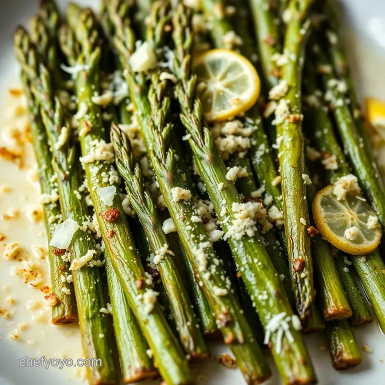 Simply Perfect Baked Asparagus with Lemon & Parmesan
