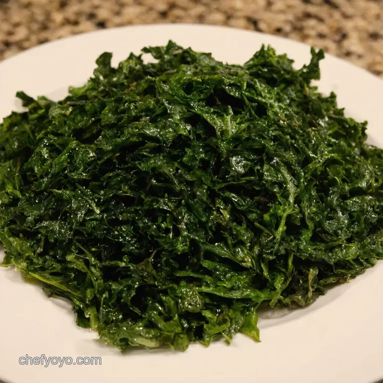 Simply Saut&eacute;ed Swiss Chard presentation