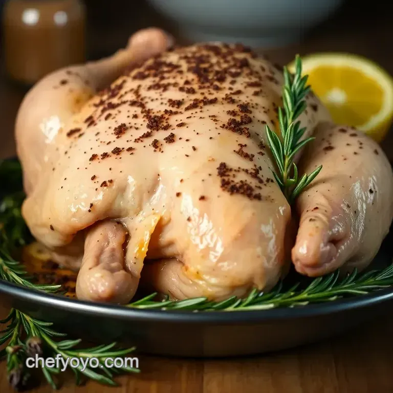 Simply Seasoned Roast Chicken presentation