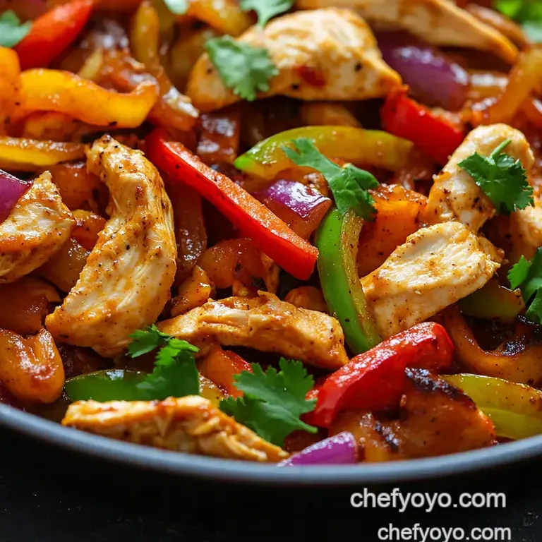 Sizzling Skillet Fajitas presentation