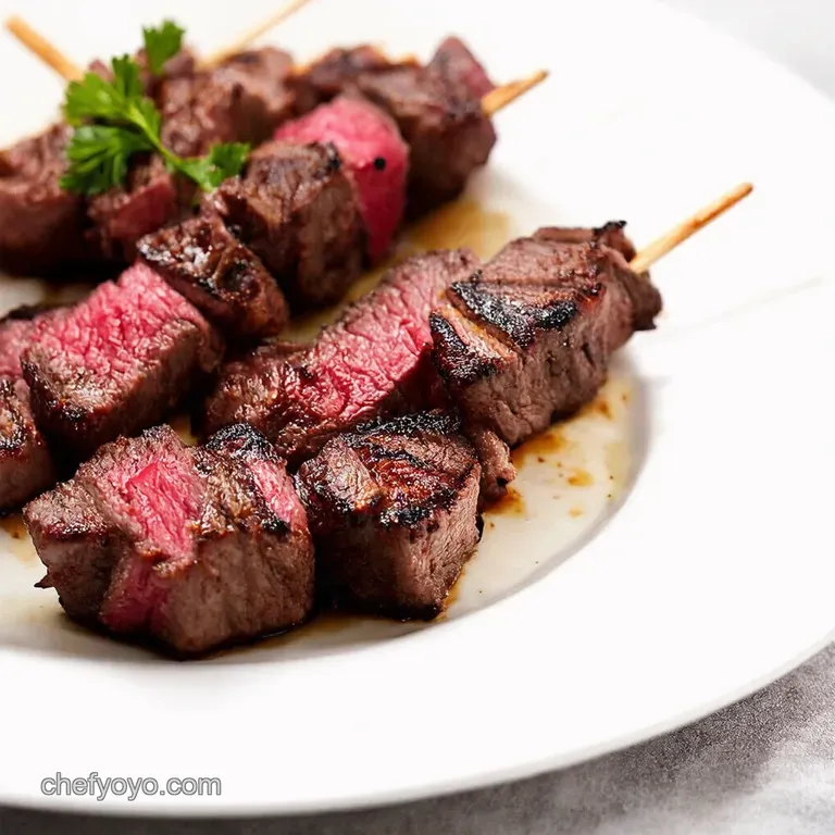 Sizzling Skirt Steak Skewers A Taste of Summer on a Stick
