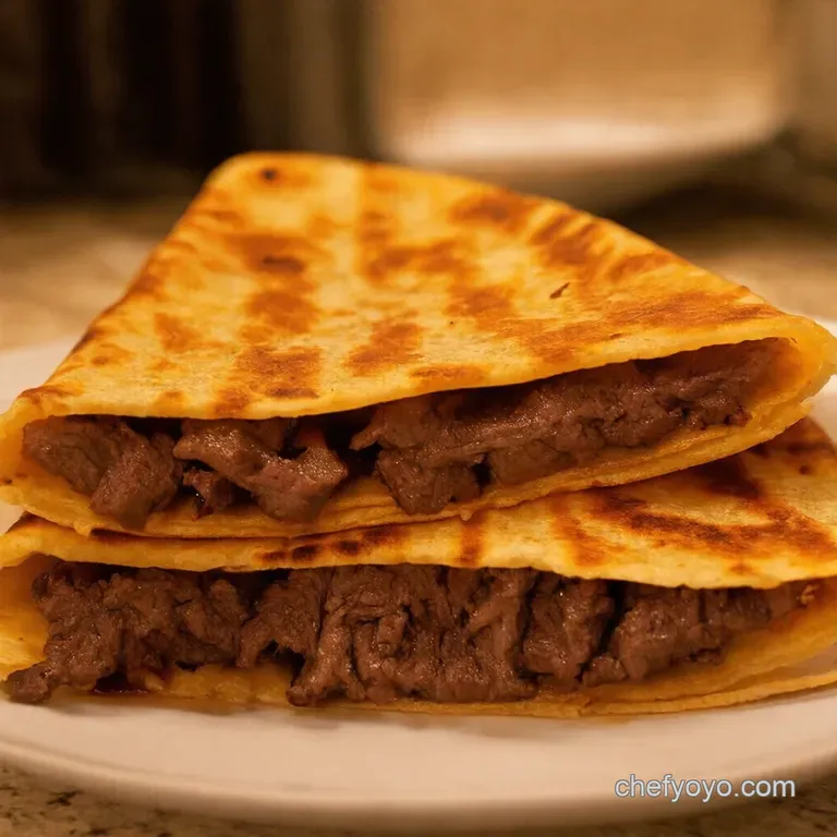 Sizzling Steak Quesadillas Fiesta in a Fold presentation