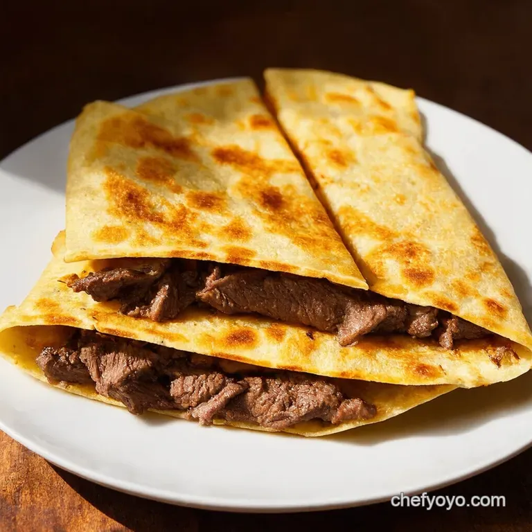 Sizzling Steak Quesadillas Fiesta in a Fold