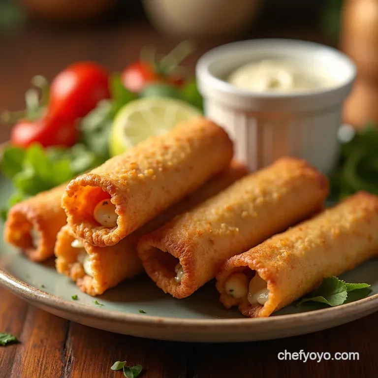 Skinny Egg Rolls Crispy Craveable presentation