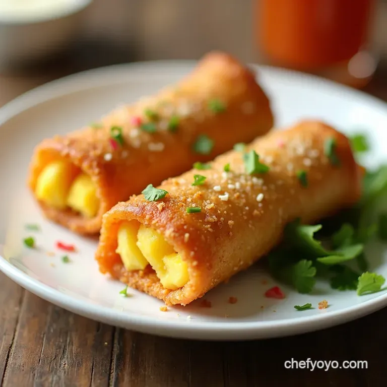 Skinny Egg Rolls Crispy Craveable