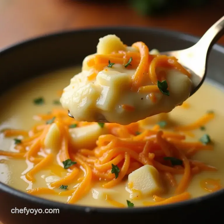 Slow Cooker Loaded Baked Potato Soup presentation