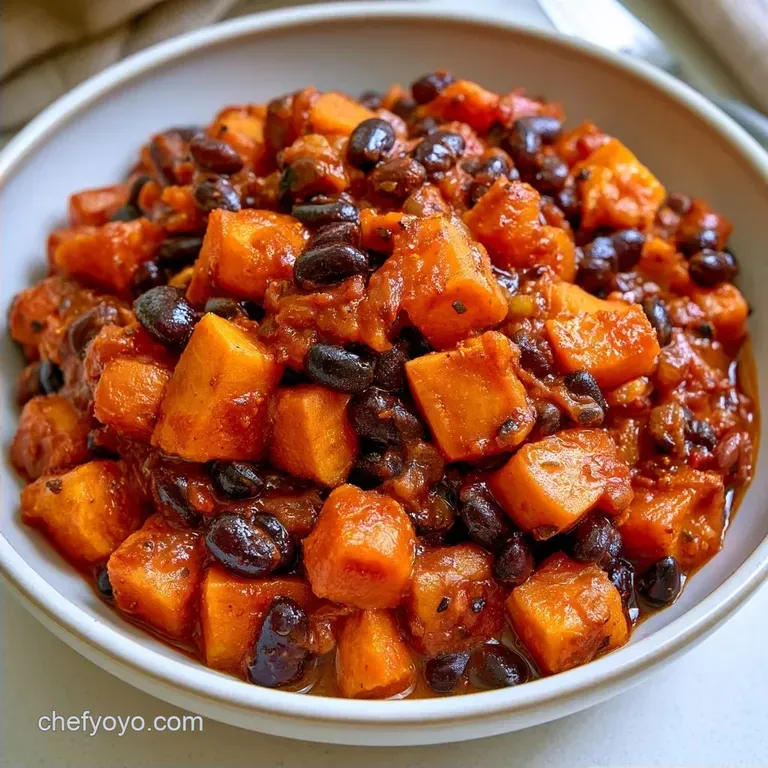 SlowCooker Vegetarian Chili with Sweet Potatoes