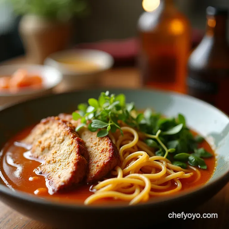 Slurpworthy Weeknight Chicken Ramen presentation