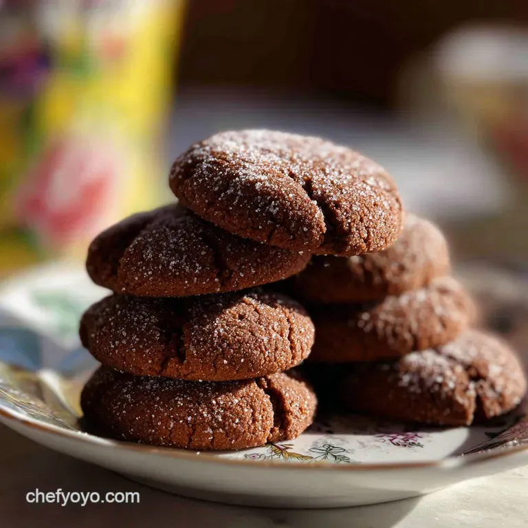 Soft Chocolate Sugar Cookies: Fudgy and Tender