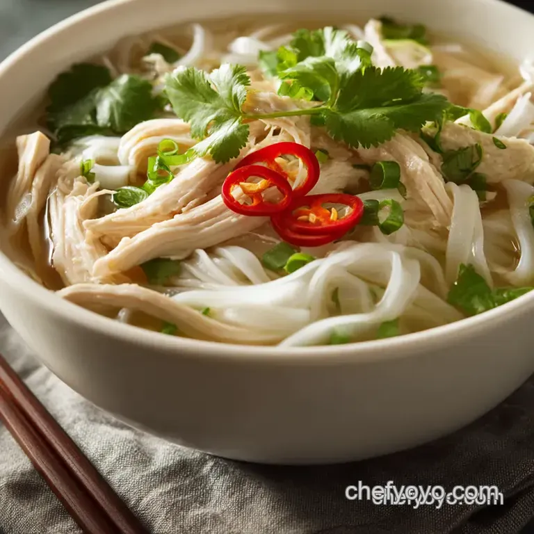 Soul-Warming Homemade Pho presentation