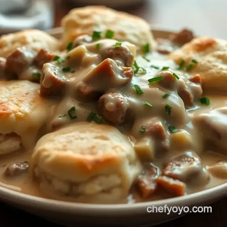 Southern Comfort: Homemade Sausage Biscuits and Gravy