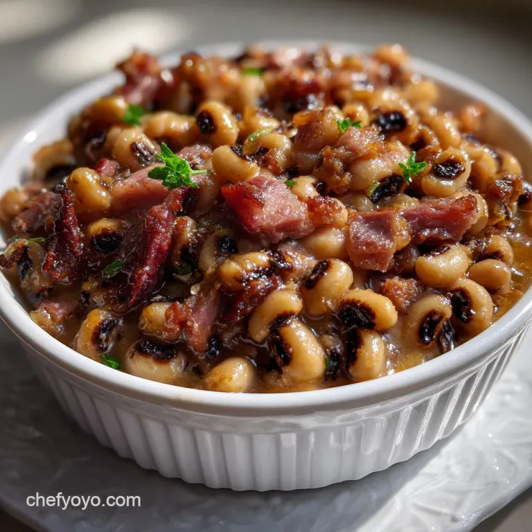 Black Eyed Peas: Comforting Southern Smoky Recipe presentation