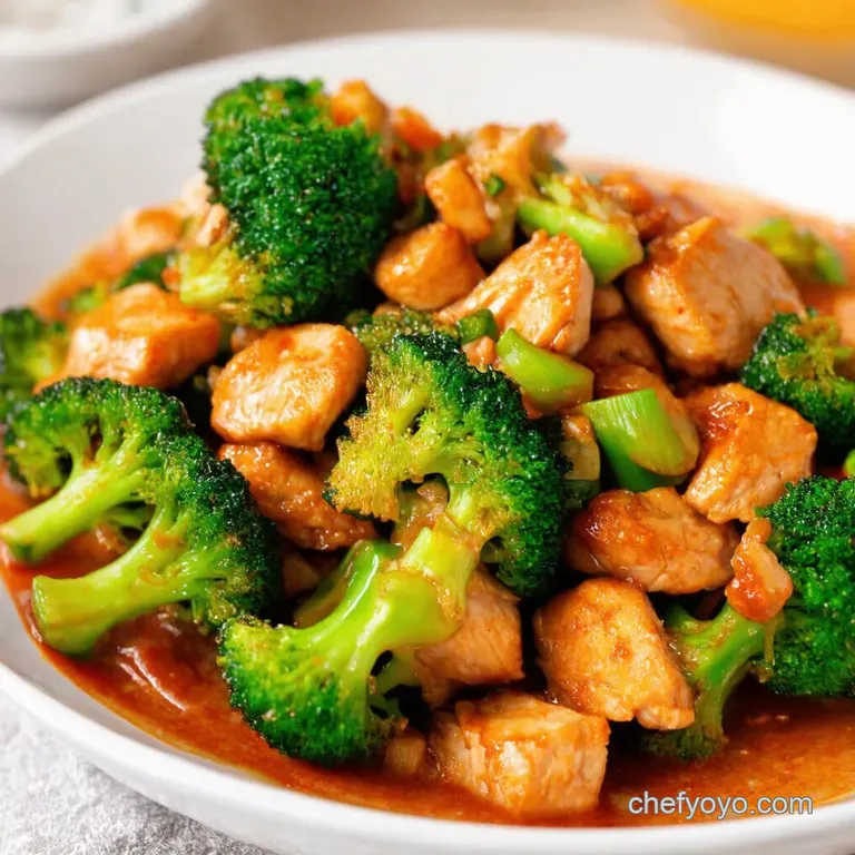 Speedy Chicken and Broccoli StirFry A Takeaway Classic Homemade presentation