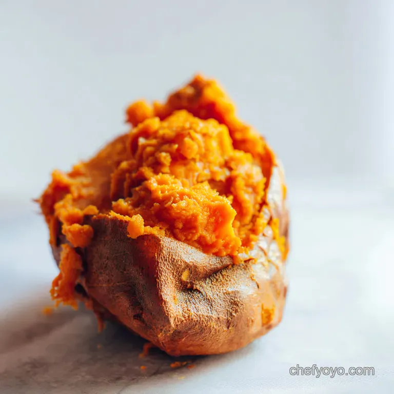 Speedy Microwave Sweet Potato Ready in Minutes presentation