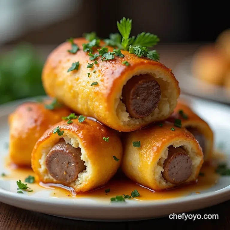 Speedy Sausage Rolls Bangers Mash BiteSize