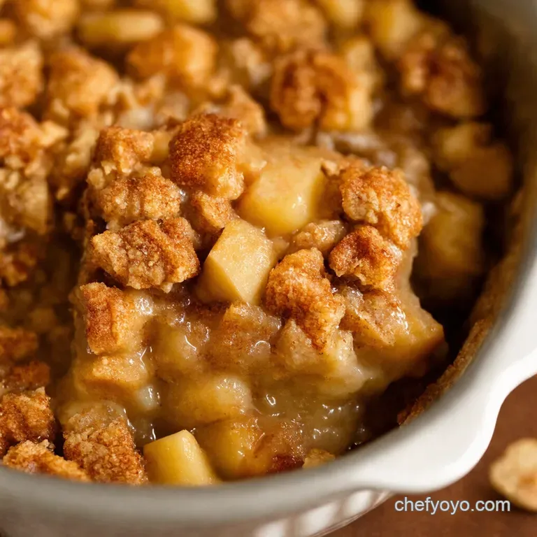 Speedy Spiced Apple Crisp Autumn in a Bowl presentation