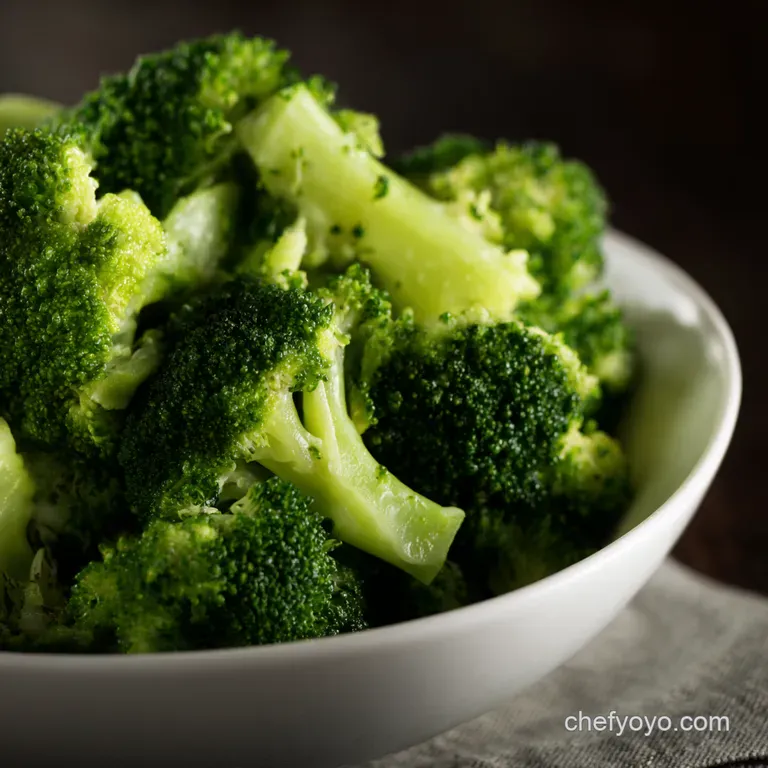 Speedy Steamed Broccoli Microwave Magic in Minutes presentation