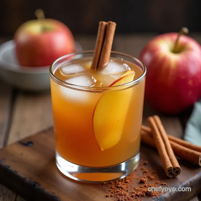 The Autumn Orchard Old Fashioned A Spiced Apple Cider Twist