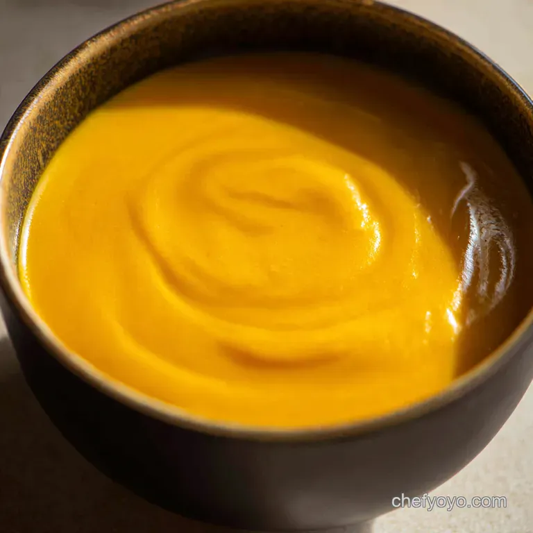 Spiced Butternut Squash Soup with Coconut Cream Swirl