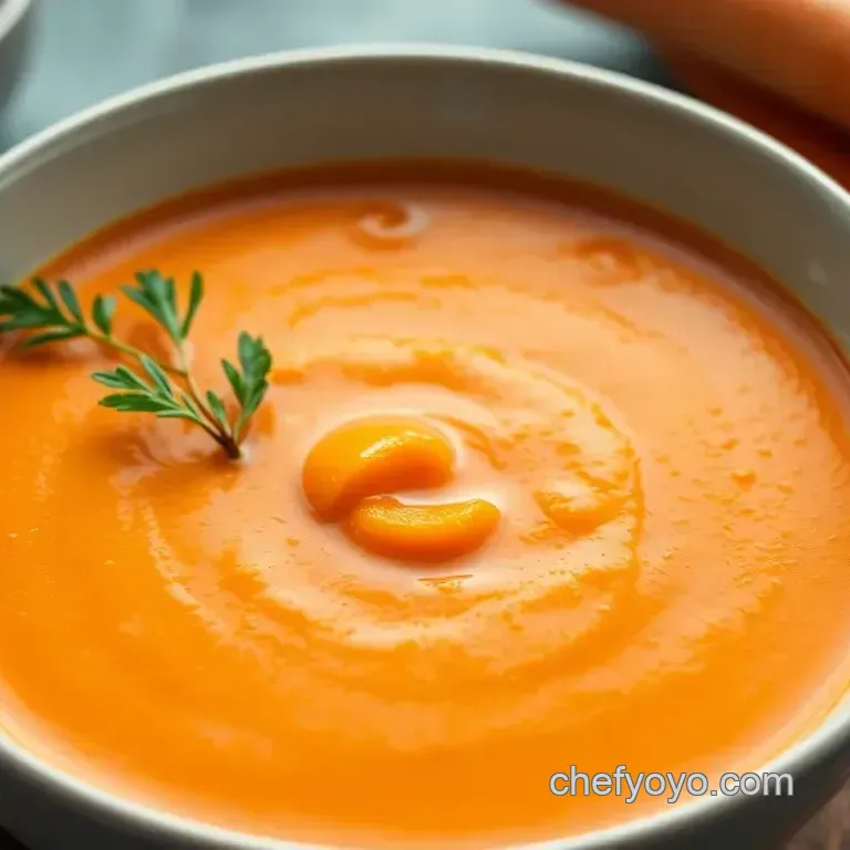 Spiced Carrot and Ginger Soup