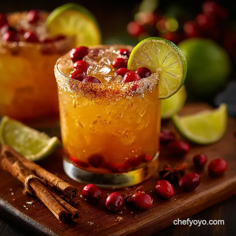 Spiced Christmas Margarita: The Warming Sophisticated Holiday Cocktail