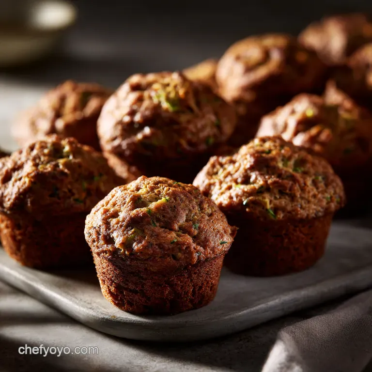 Spiced Zucchini Bread Muffins A Little Bit of Summer Sunshine in Every Bite presentation